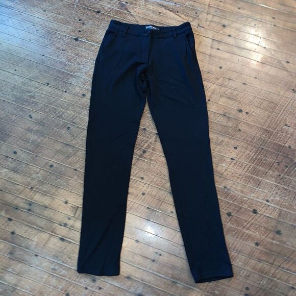 Betabrand black ponte knit business casual size 2 pants - Picture 1 of 5